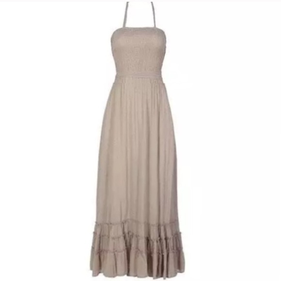 Black Summer Maxi DRESS Beach Halter Extratropical - Picture 4 of 5